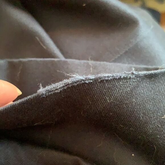 Roundtree & Yorke navy blue pleat front pants - Picture 8 of 8